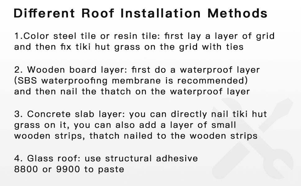 Artificial Palm Thatch Roll | Tiki Roof Cover for Garden, Patio & Tiki Bar