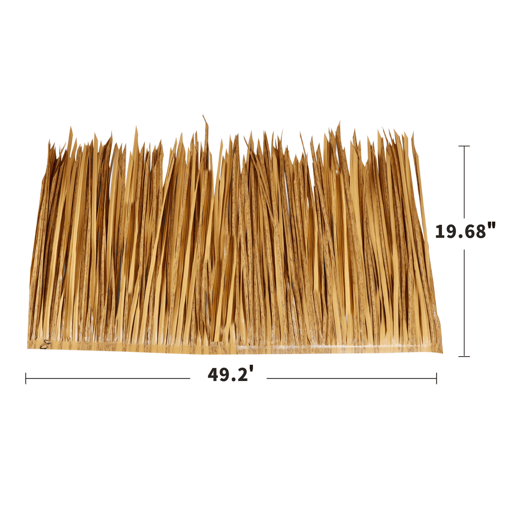 Artificial Palm Thatch Roll | Tiki Roof Cover for Garden, Patio & Tiki Bar