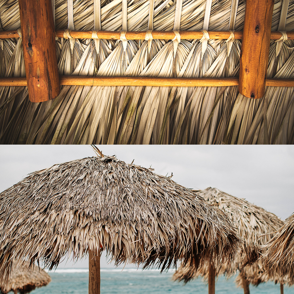 Artificial Palm Thatch Roll | Tiki Roof Cover for Garden, Patio & Tiki Bar