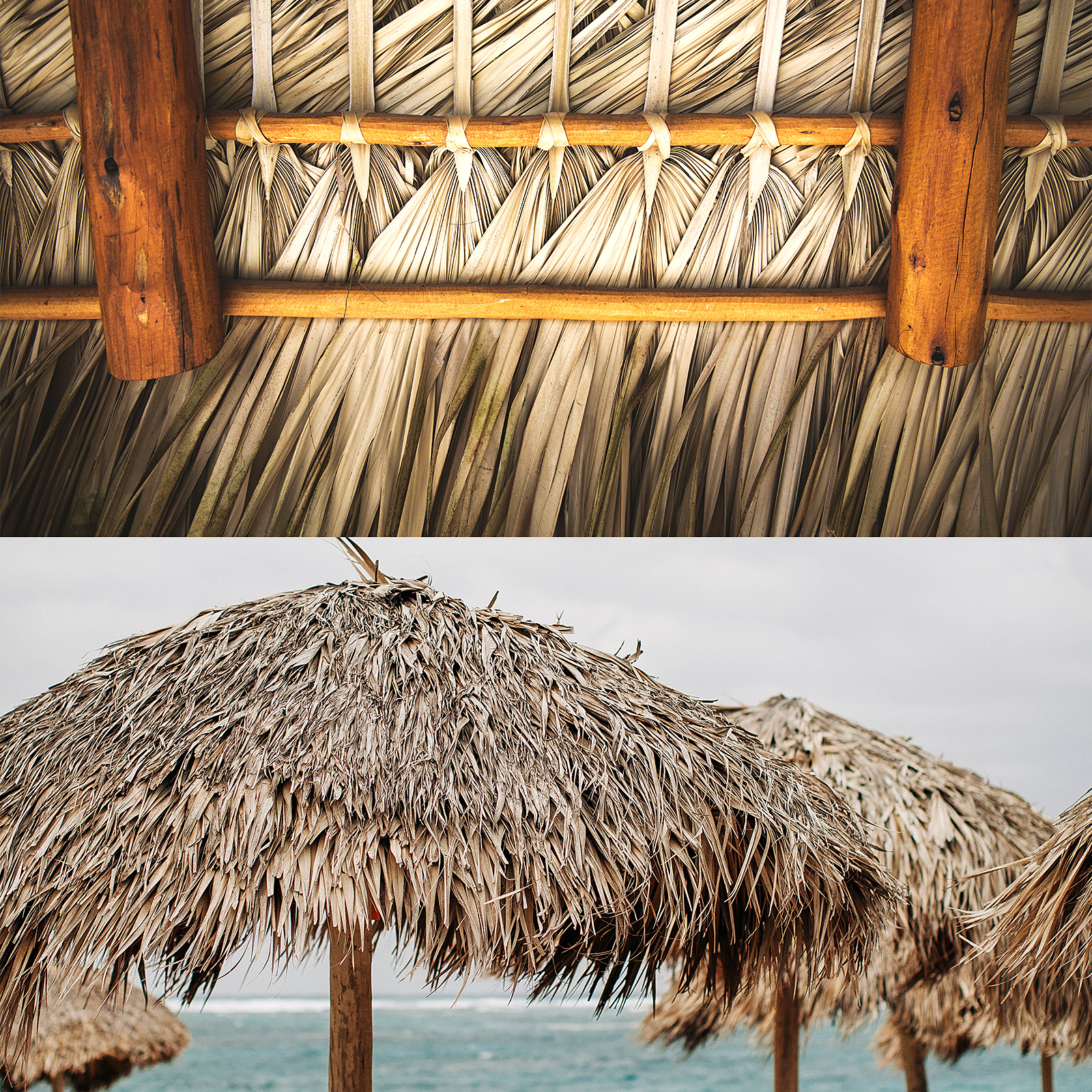 Artificial Palm Thatch Roll | Tiki Roof Cover for Garden, Patio & Tiki Bar