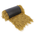 Artificial thatch grass roll with reinforced black backing