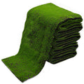 Realistic green artificial moss mat roll, 236 by 40 inches